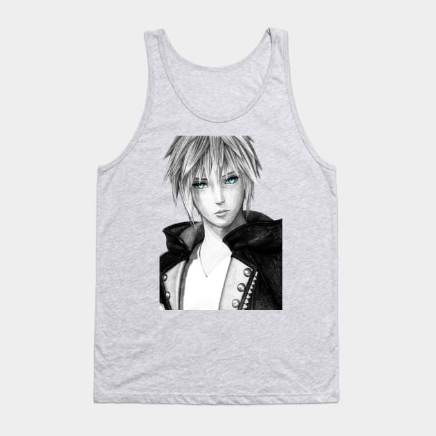 Riku - KH3 - Pencil Tank Top by Anrui